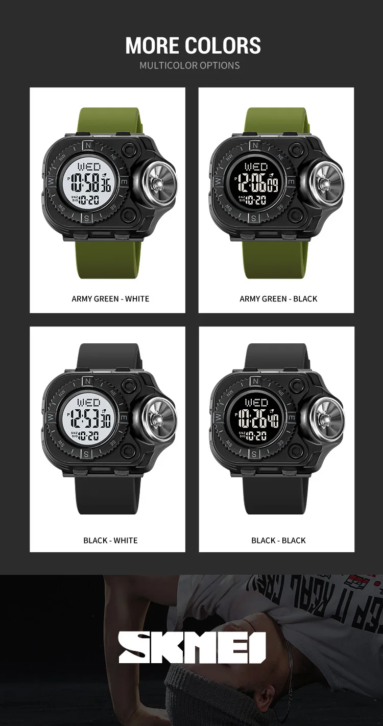 SKMEI Creative LED Flashlight Countdown Sport Watches Men Back Light Display Digital Wristwatch Waterproof Alarm Stopwatch Clock SKMEI Creative LED Flashlight Countdown Sport Watches Men Back Light Display Digital Wristwatch Waterproof Alarm Stopwatch Clock