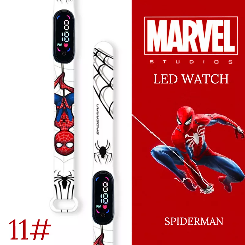 Disney Spiderman Kid's Watches Men Sport Wristband Bracelet Waterproof Children Digital Watch Boys LED Clock relogio montre Disney Spiderman Kid's Watches Men Sport Wristband Bracelet Waterproof Children Digital Watch Boys LED Clock relogio montre