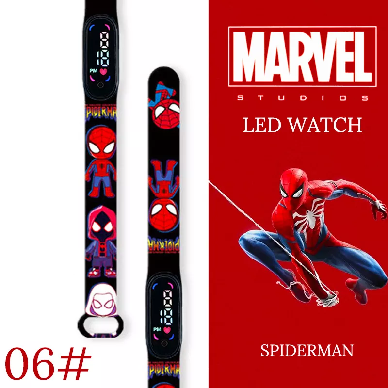 Disney Spiderman Kid's Watches Men Sport Wristband Bracelet Waterproof Children Digital Watch Boys LED Clock relogio montre Disney Spiderman Kid's Watches Men Sport Wristband Bracelet Waterproof Children Digital Watch Boys LED Clock relogio montre