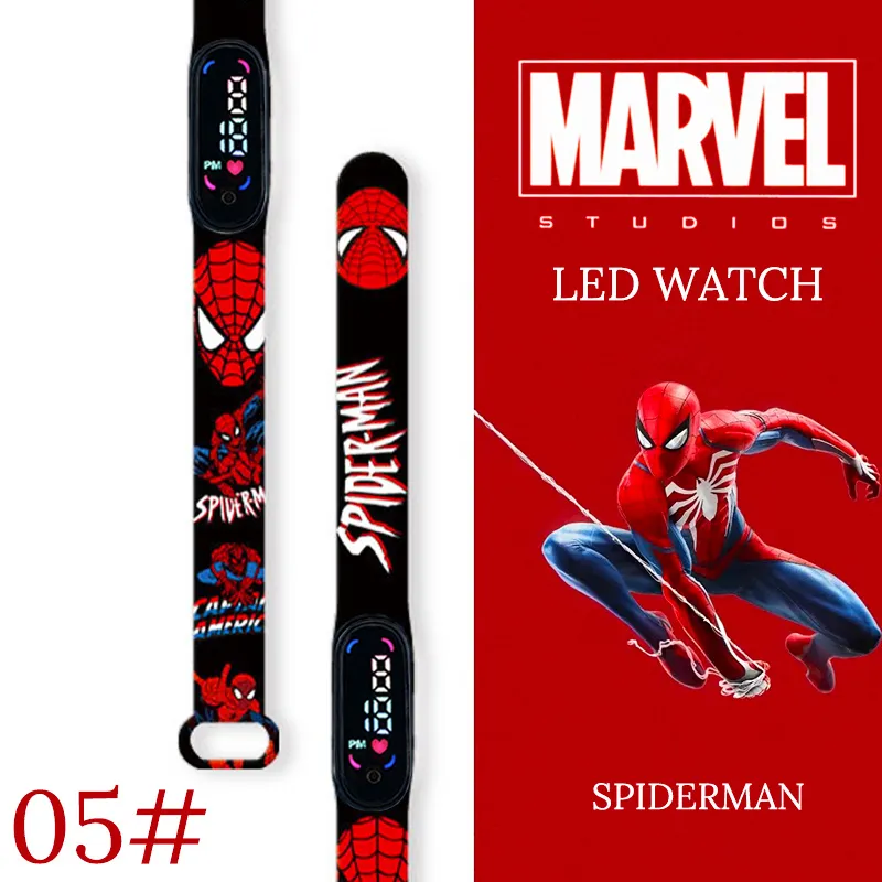 Disney Spiderman Kid's Watches Men Sport Wristband Bracelet Waterproof Children Digital Watch Boys LED Clock relogio montre Disney Spiderman Kid's Watches Men Sport Wristband Bracelet Waterproof Children Digital Watch Boys LED Clock relogio montre