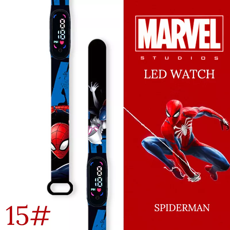 Disney Spiderman Kid's Watches Men Sport Wristband Bracelet Waterproof Children Digital Watch Boys LED Clock relogio montre Disney Spiderman Kid's Watches Men Sport Wristband Bracelet Waterproof Children Digital Watch Boys LED Clock relogio montre