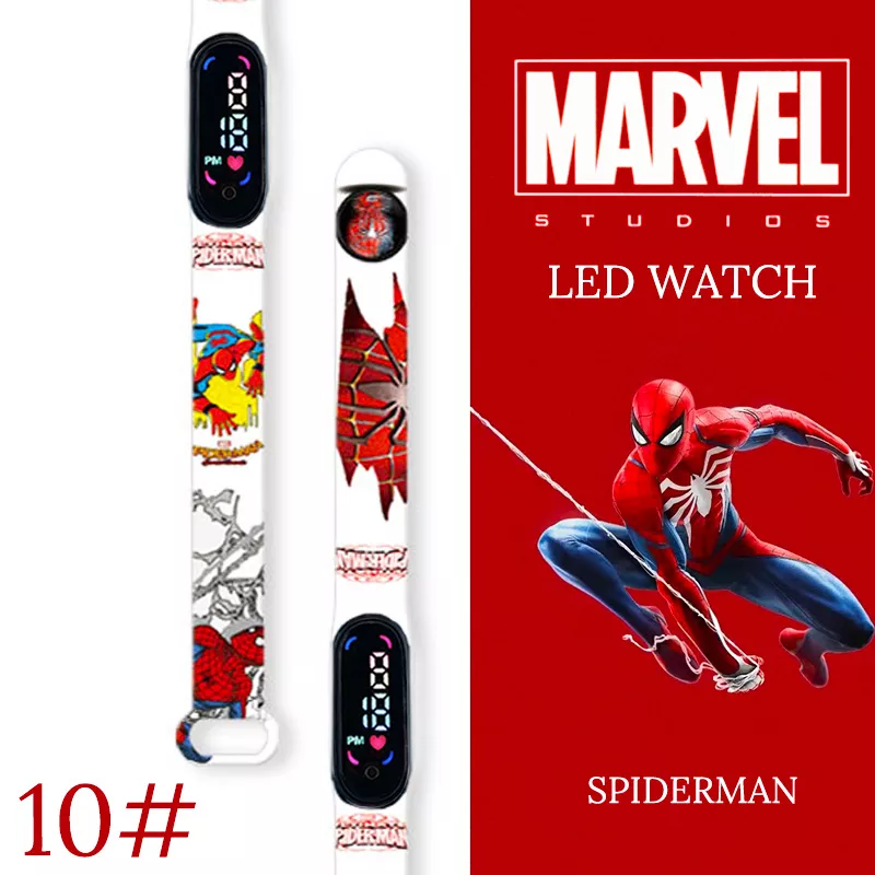 Disney Spiderman Kid's Watches Men Sport Wristband Bracelet Waterproof Children Digital Watch Boys LED Clock relogio montre Disney Spiderman Kid's Watches Men Sport Wristband Bracelet Waterproof Children Digital Watch Boys LED Clock relogio montre