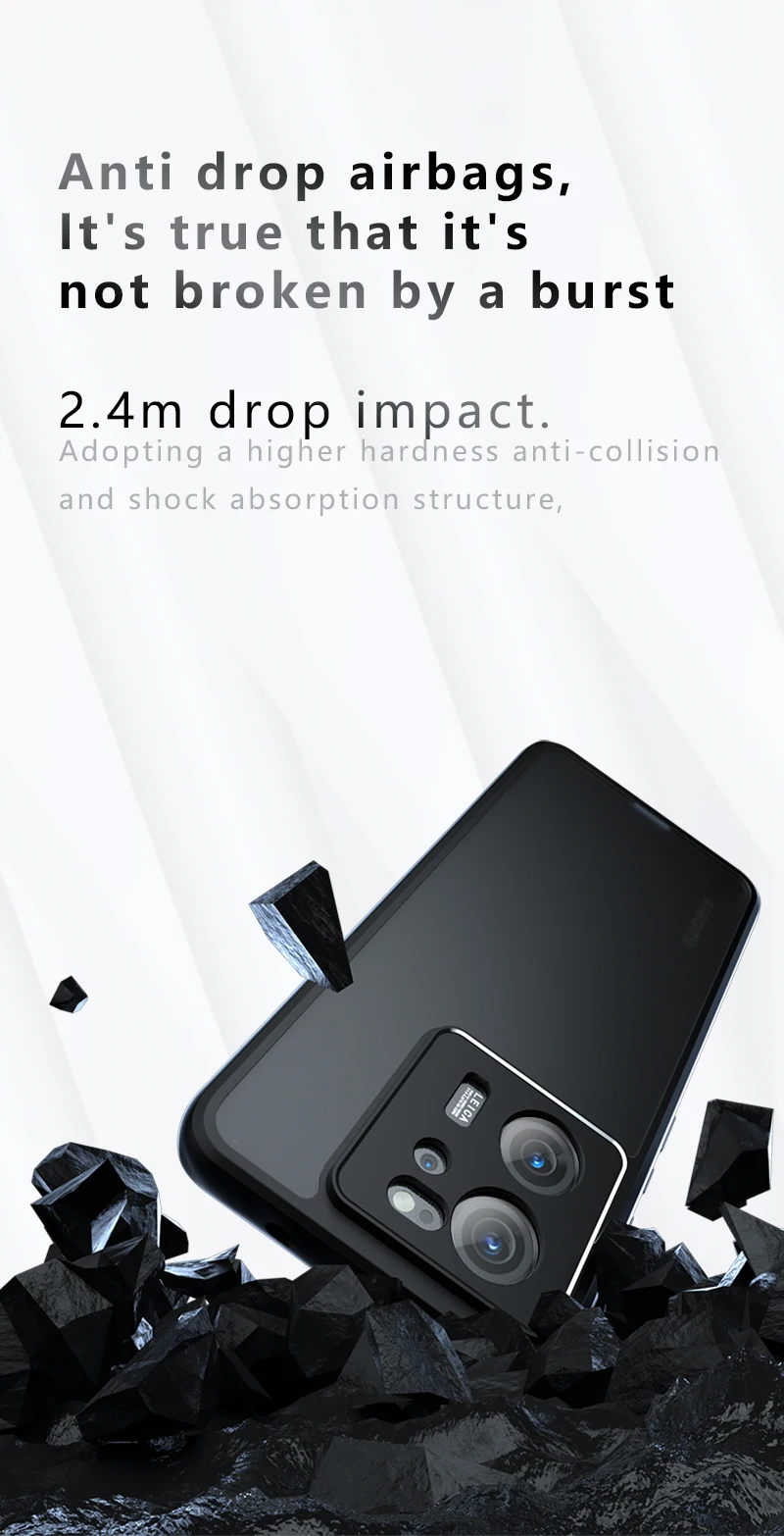 Protective Case for Xiaomi 13T Pro Shockproof Shell for Xiaomi 13T 5G Soft TPU Anti Drop Full Back Cover Case