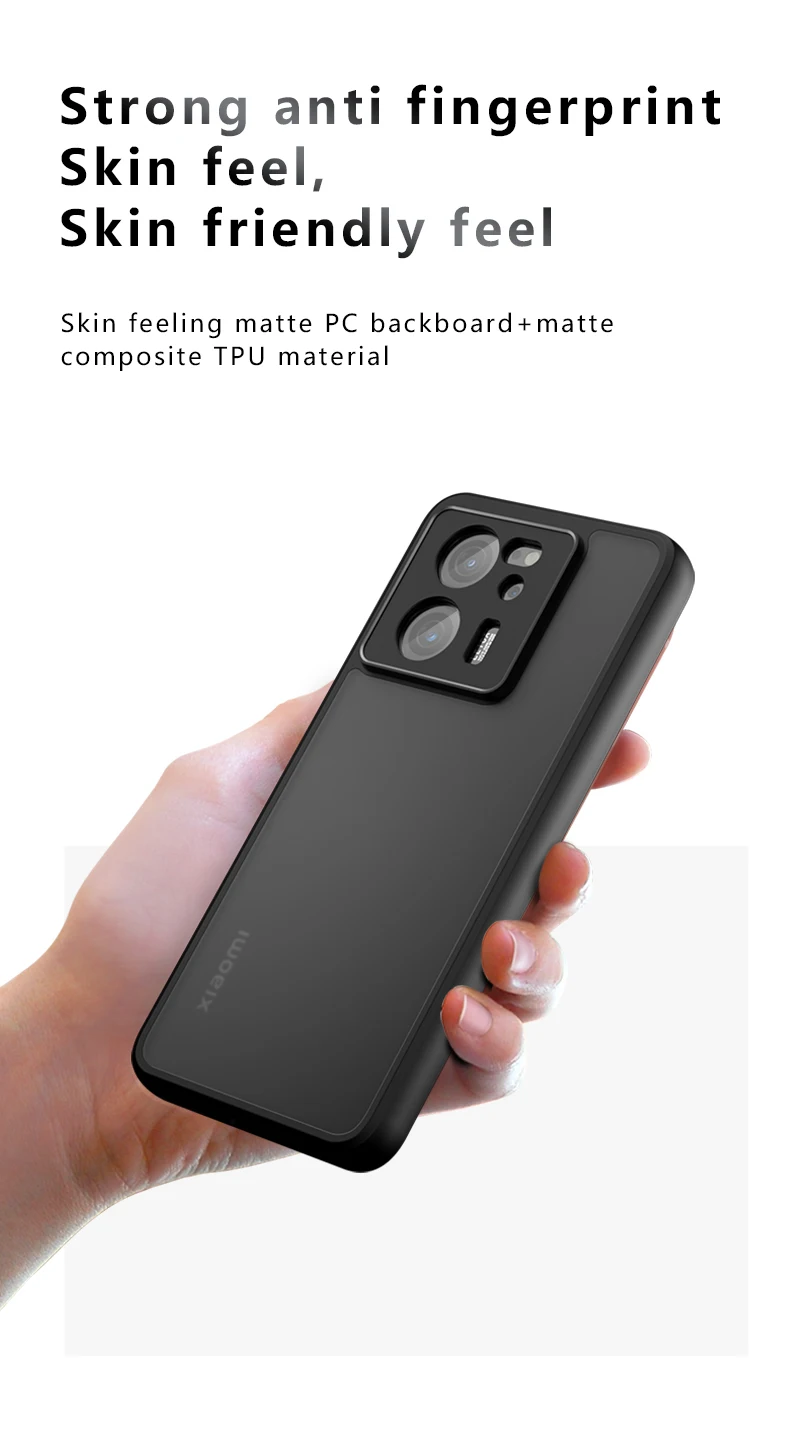 Protective Case for Xiaomi 13T Pro Shockproof Shell for Xiaomi 13T 5G Soft TPU Anti Drop Full Back Cover Case